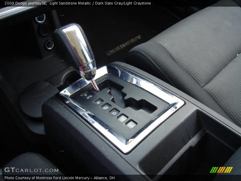 Light Sandstone Metallic / Dark Slate Gray/Light Graystone 2009 Dodge Journey SE