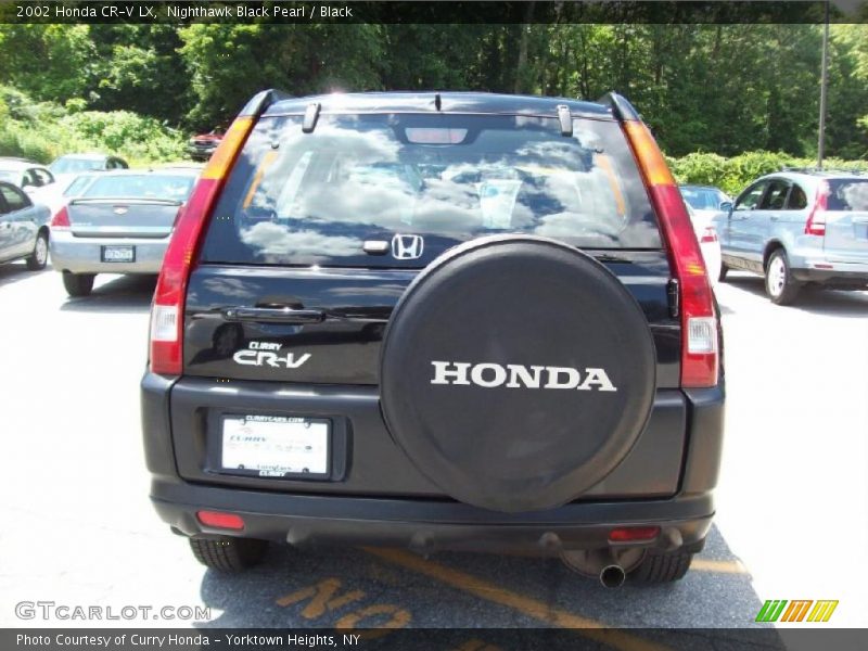 Nighthawk Black Pearl / Black 2002 Honda CR-V LX