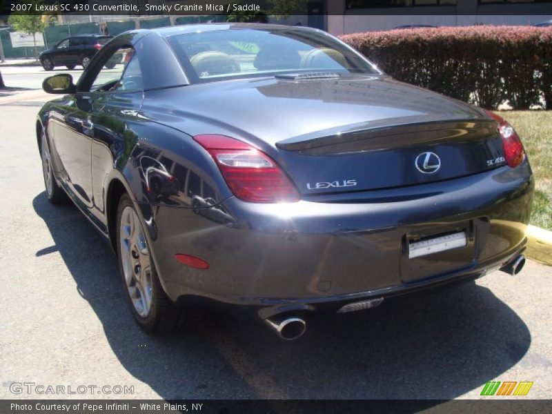 Smoky Granite Mica / Saddle 2007 Lexus SC 430 Convertible