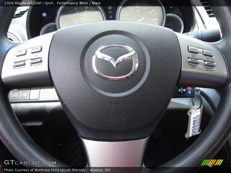 Performance White / Black 2009 Mazda MAZDA6 i Sport