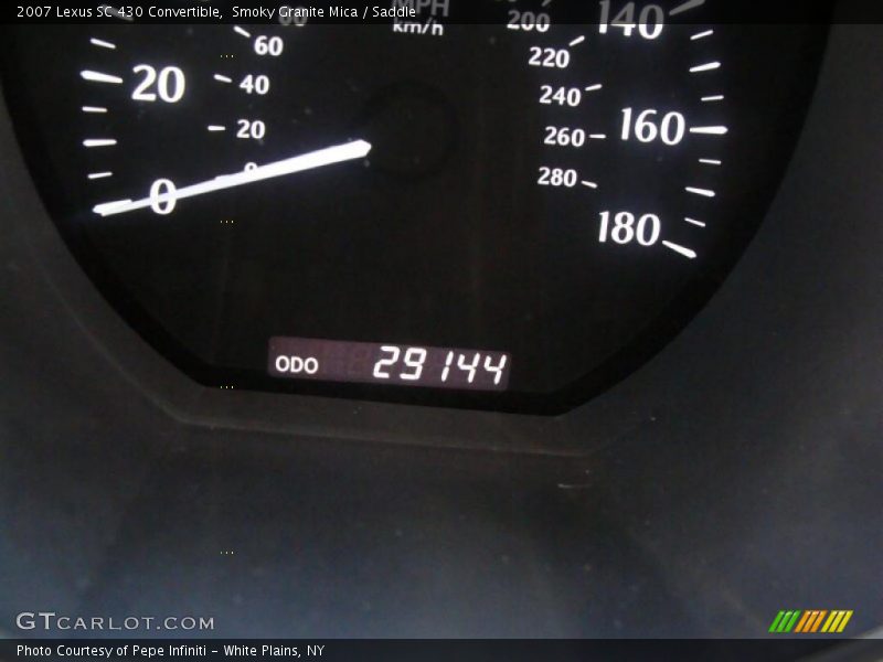 Smoky Granite Mica / Saddle 2007 Lexus SC 430 Convertible