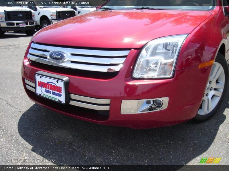 Redfire Metallic / Camel 2009 Ford Fusion SEL V6