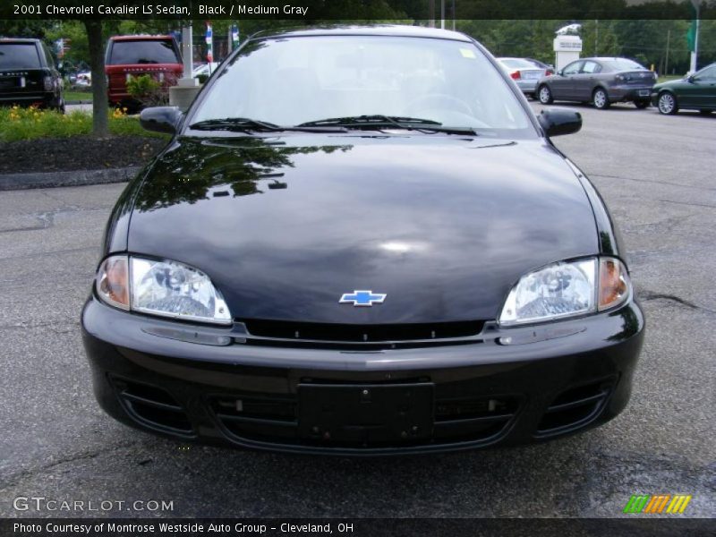 Black / Medium Gray 2001 Chevrolet Cavalier LS Sedan