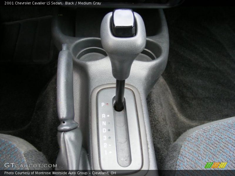 Black / Medium Gray 2001 Chevrolet Cavalier LS Sedan