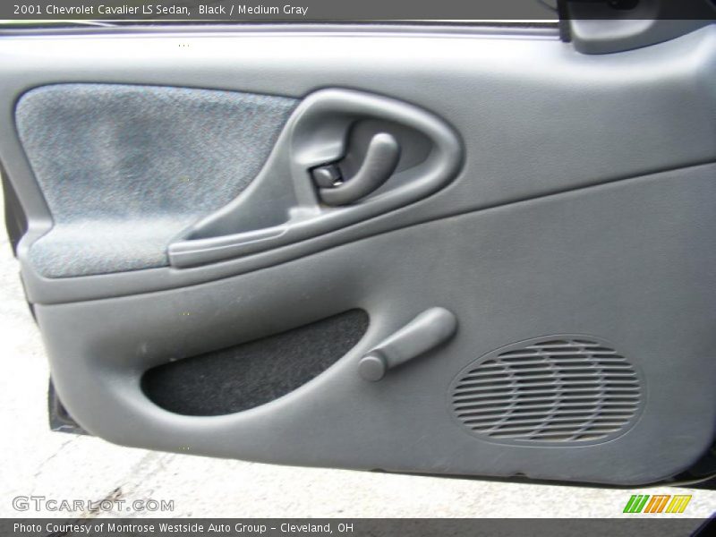 Black / Medium Gray 2001 Chevrolet Cavalier LS Sedan