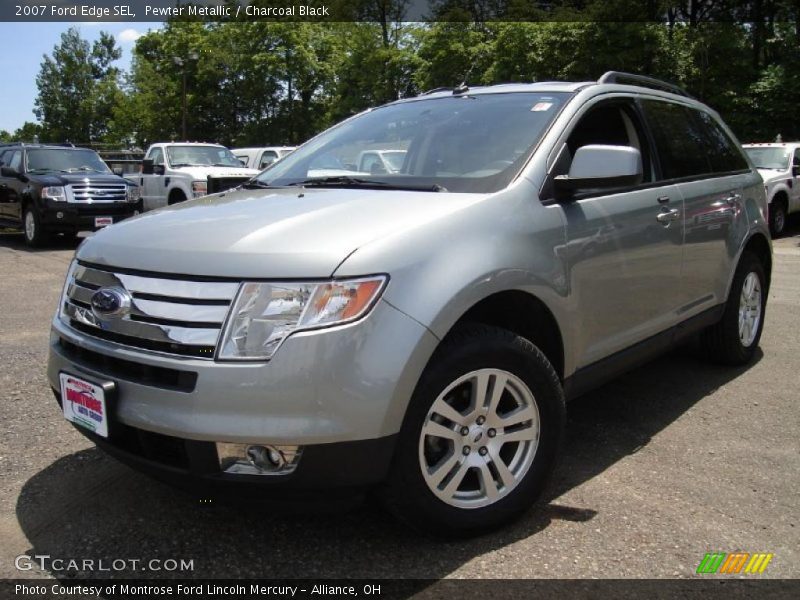 Pewter Metallic / Charcoal Black 2007 Ford Edge SEL