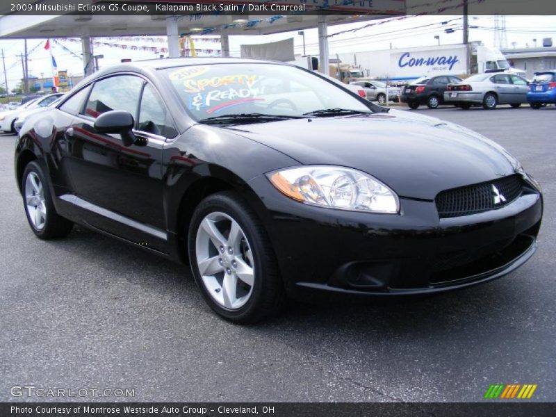 Kalapana Black Satin / Dark Charcoal 2009 Mitsubishi Eclipse GS Coupe