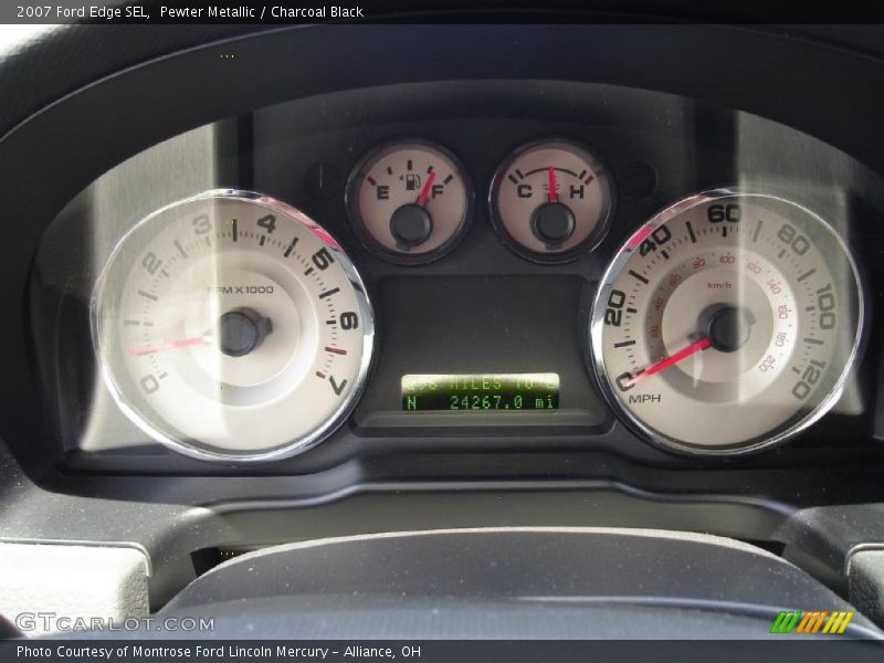 Pewter Metallic / Charcoal Black 2007 Ford Edge SEL