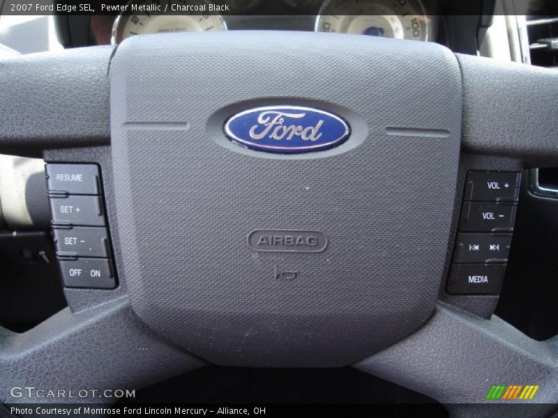 Pewter Metallic / Charcoal Black 2007 Ford Edge SEL