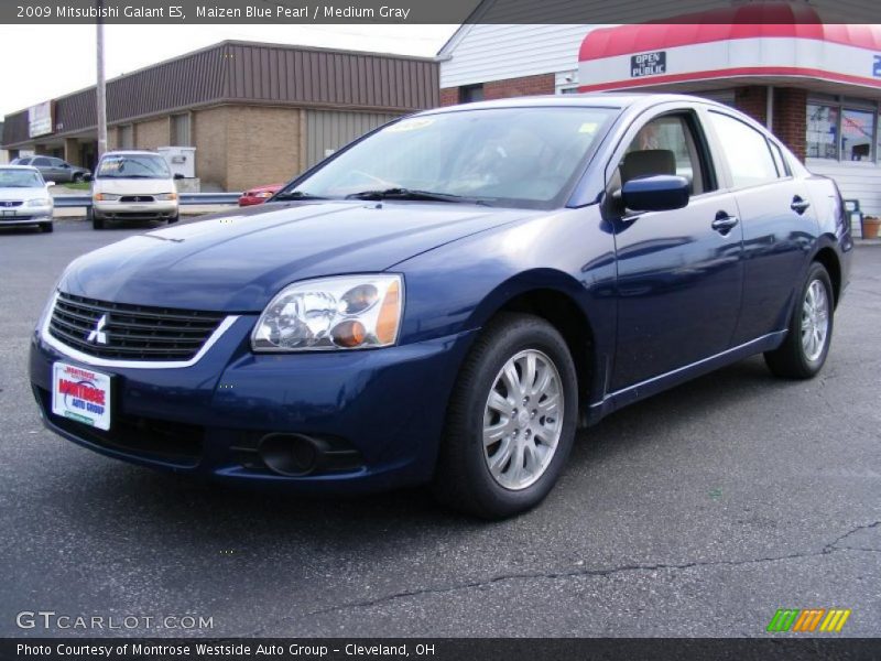 Maizen Blue Pearl / Medium Gray 2009 Mitsubishi Galant ES