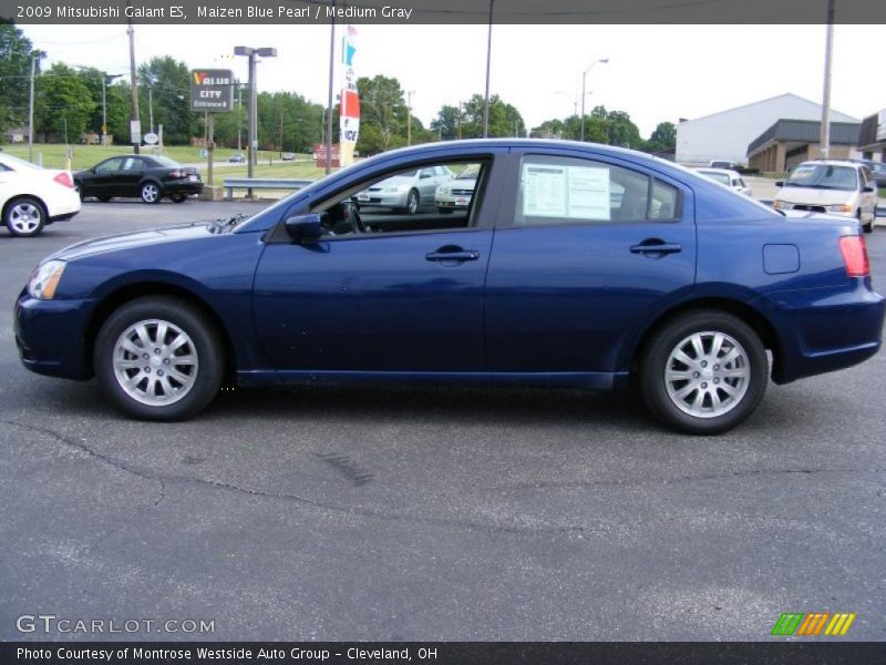 Maizen Blue Pearl / Medium Gray 2009 Mitsubishi Galant ES