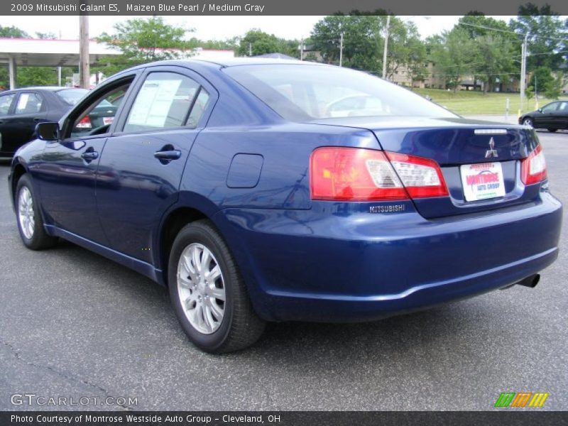 Maizen Blue Pearl / Medium Gray 2009 Mitsubishi Galant ES