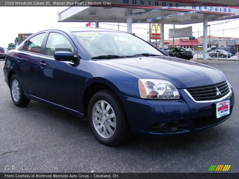 Maizen Blue Pearl / Medium Gray 2009 Mitsubishi Galant ES