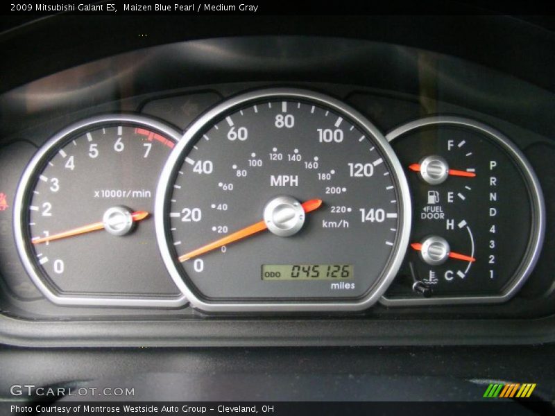 Maizen Blue Pearl / Medium Gray 2009 Mitsubishi Galant ES