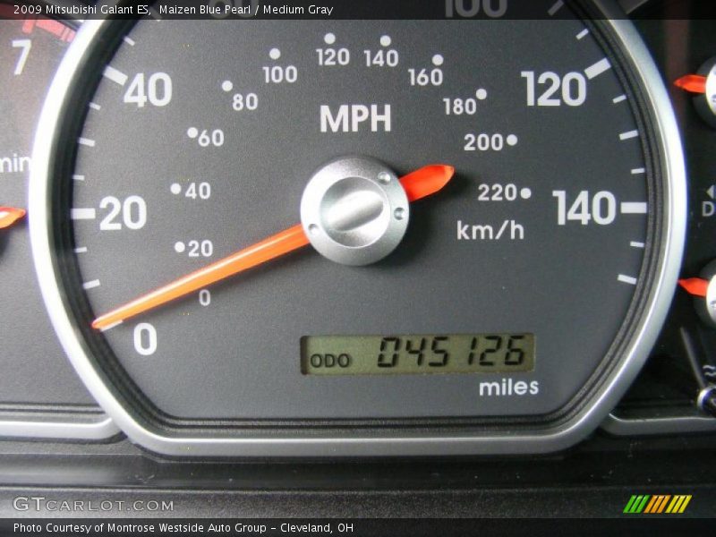 Maizen Blue Pearl / Medium Gray 2009 Mitsubishi Galant ES