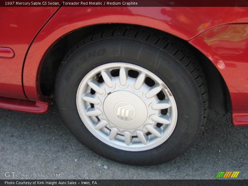 Toreador Red Metallic / Medium Graphite 1997 Mercury Sable GS Sedan