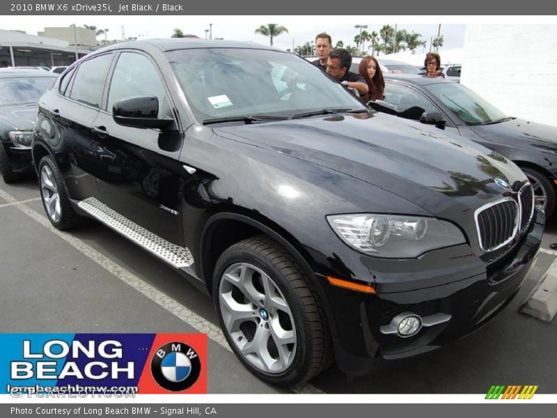 Jet Black / Black 2010 BMW X6 xDrive35i