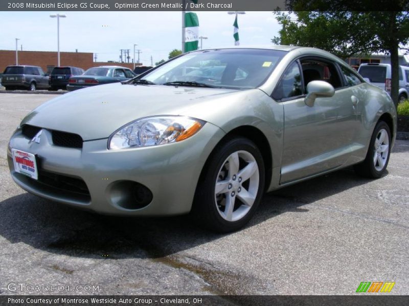 Optimist Green Metallic / Dark Charcoal 2008 Mitsubishi Eclipse GS Coupe