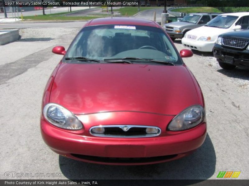 Toreador Red Metallic / Medium Graphite 1997 Mercury Sable GS Sedan
