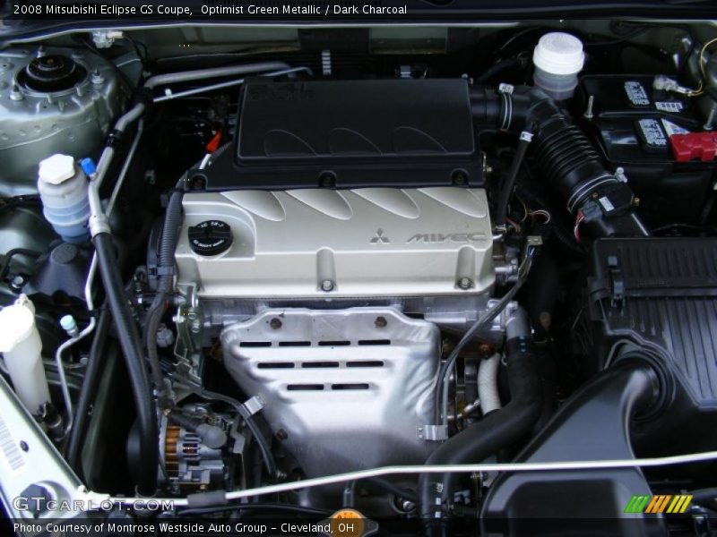 Optimist Green Metallic / Dark Charcoal 2008 Mitsubishi Eclipse GS Coupe