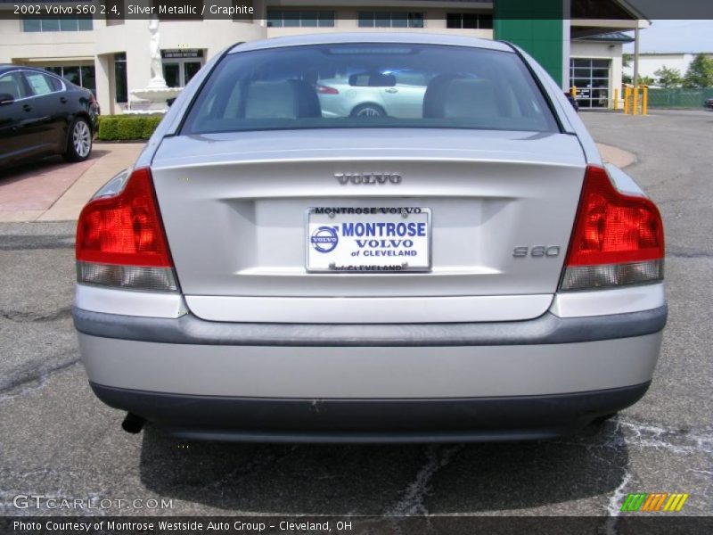 Silver Metallic / Graphite 2002 Volvo S60 2.4