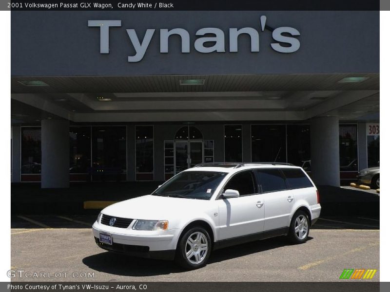 Candy White / Black 2001 Volkswagen Passat GLX Wagon