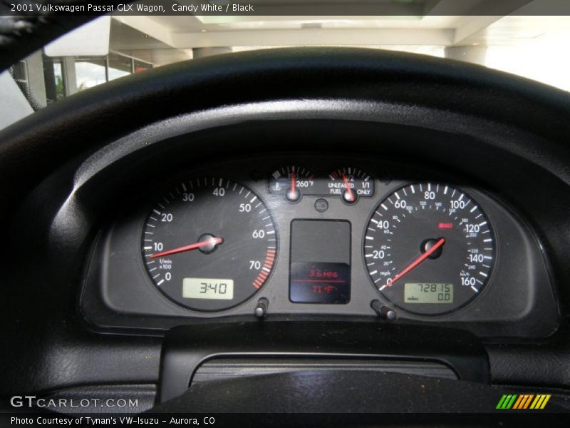 Candy White / Black 2001 Volkswagen Passat GLX Wagon