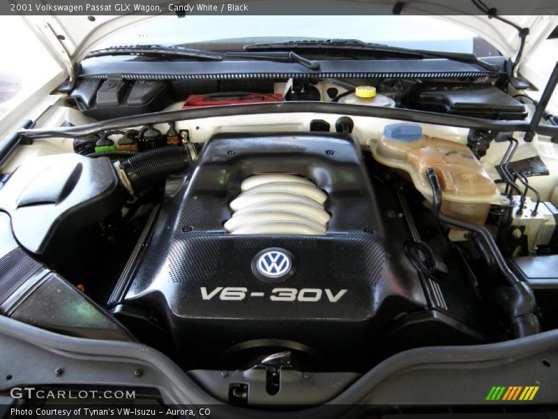 Candy White / Black 2001 Volkswagen Passat GLX Wagon