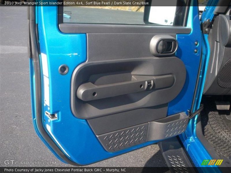 Surf Blue Pearl / Dark Slate Gray/Blue 2010 Jeep Wrangler Sport Islander Edition 4x4