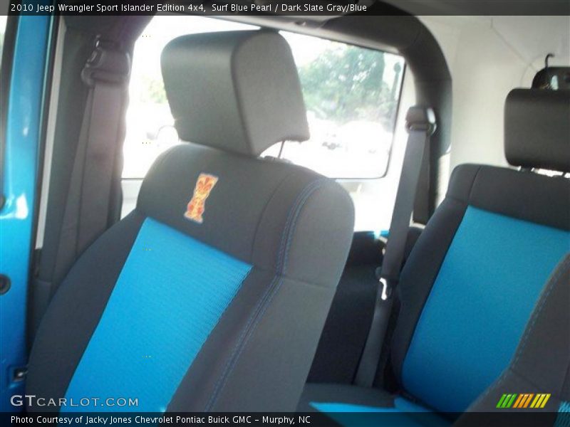 Surf Blue Pearl / Dark Slate Gray/Blue 2010 Jeep Wrangler Sport Islander Edition 4x4