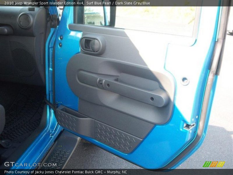 Surf Blue Pearl / Dark Slate Gray/Blue 2010 Jeep Wrangler Sport Islander Edition 4x4