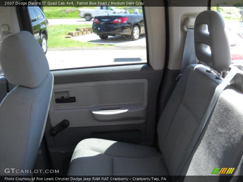 Patriot Blue Pearl / Medium Slate Gray 2007 Dodge Dakota ST Quad Cab 4x4