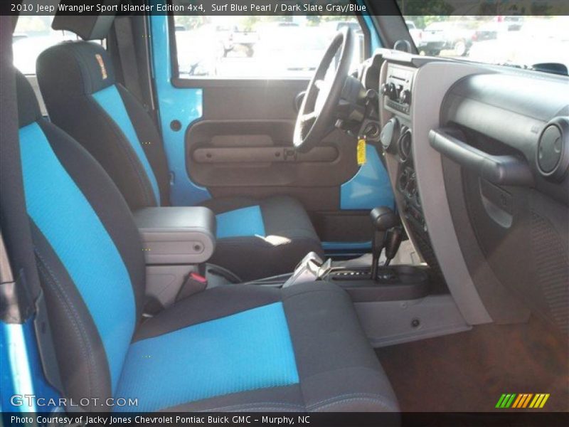 Surf Blue Pearl / Dark Slate Gray/Blue 2010 Jeep Wrangler Sport Islander Edition 4x4