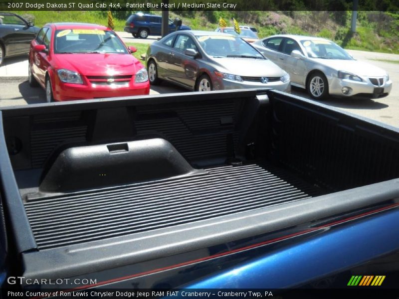 Patriot Blue Pearl / Medium Slate Gray 2007 Dodge Dakota ST Quad Cab 4x4