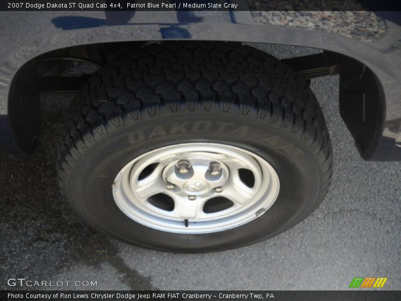 Patriot Blue Pearl / Medium Slate Gray 2007 Dodge Dakota ST Quad Cab 4x4