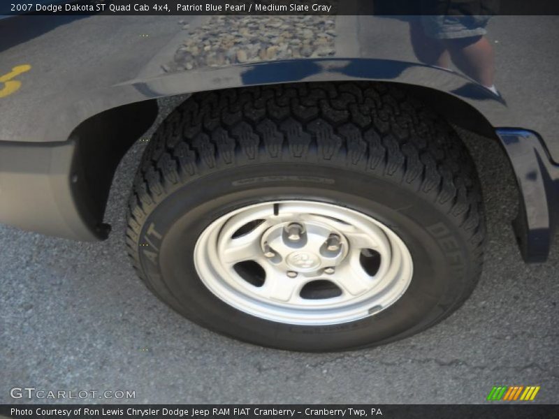 Patriot Blue Pearl / Medium Slate Gray 2007 Dodge Dakota ST Quad Cab 4x4
