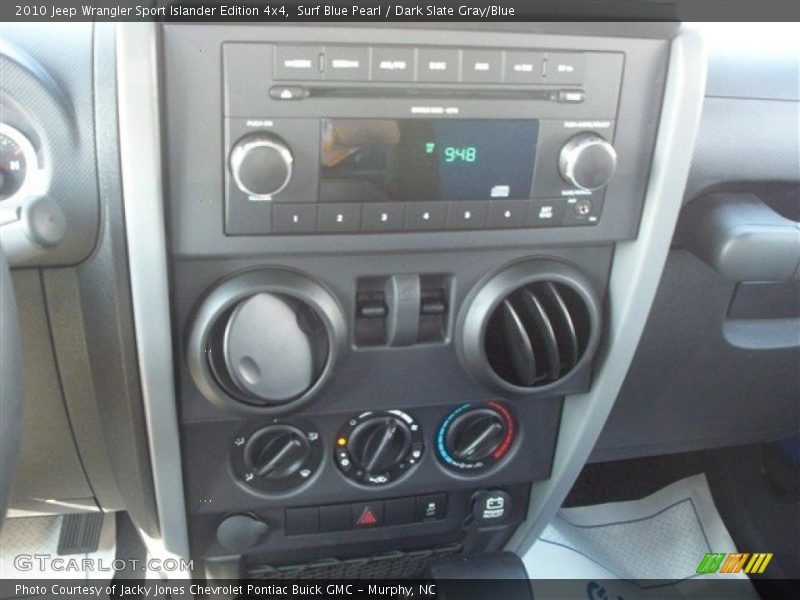 Surf Blue Pearl / Dark Slate Gray/Blue 2010 Jeep Wrangler Sport Islander Edition 4x4