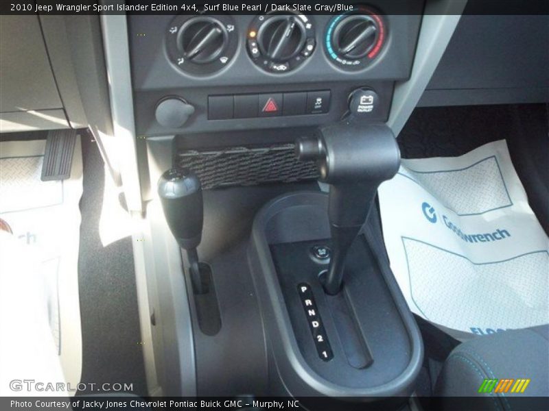Surf Blue Pearl / Dark Slate Gray/Blue 2010 Jeep Wrangler Sport Islander Edition 4x4