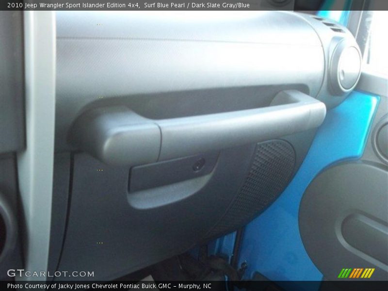 Surf Blue Pearl / Dark Slate Gray/Blue 2010 Jeep Wrangler Sport Islander Edition 4x4
