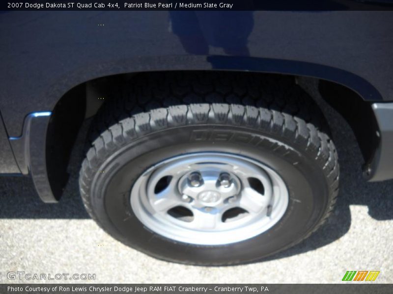 Patriot Blue Pearl / Medium Slate Gray 2007 Dodge Dakota ST Quad Cab 4x4