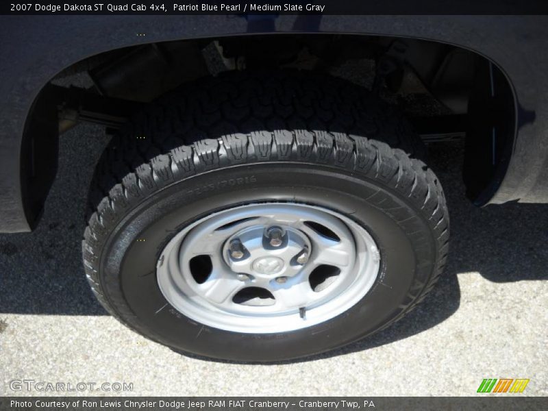 Patriot Blue Pearl / Medium Slate Gray 2007 Dodge Dakota ST Quad Cab 4x4