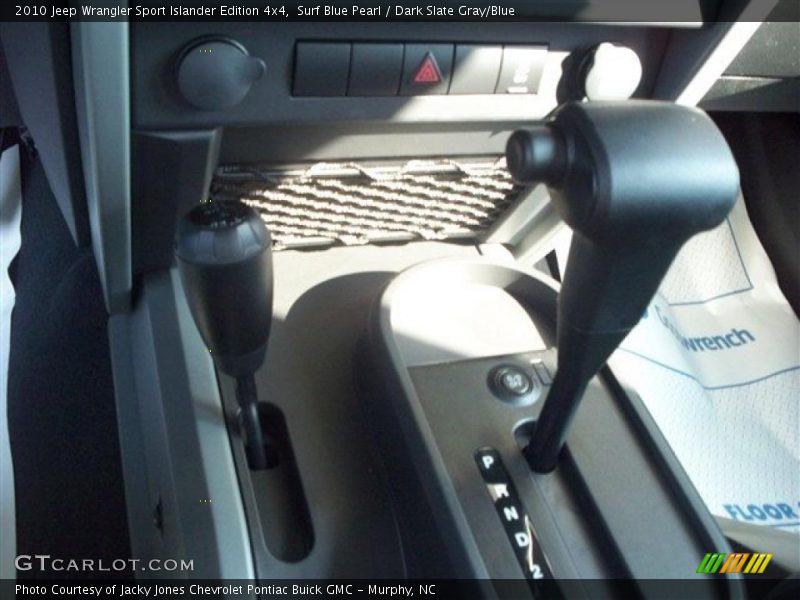 Surf Blue Pearl / Dark Slate Gray/Blue 2010 Jeep Wrangler Sport Islander Edition 4x4