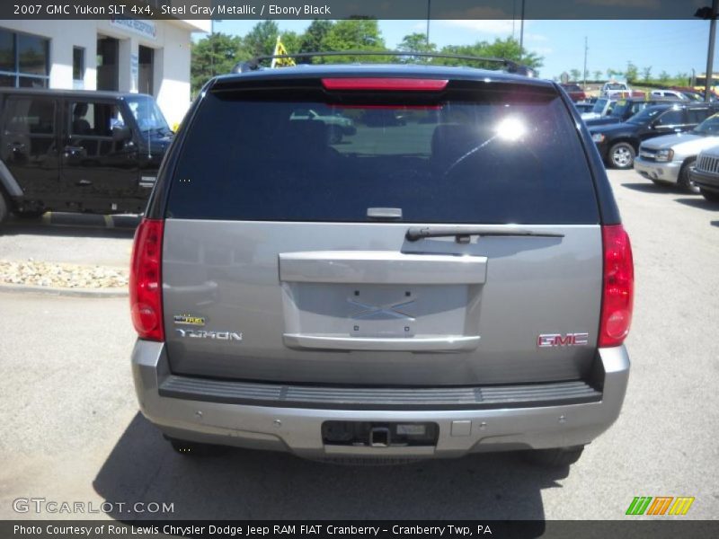 Steel Gray Metallic / Ebony Black 2007 GMC Yukon SLT 4x4
