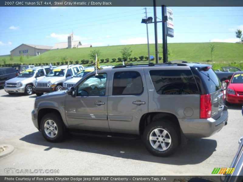 Steel Gray Metallic / Ebony Black 2007 GMC Yukon SLT 4x4
