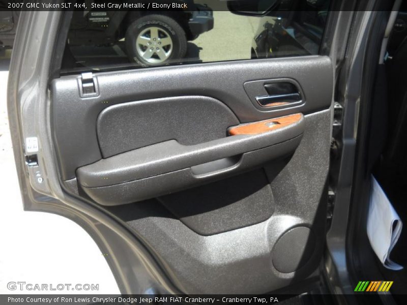 Steel Gray Metallic / Ebony Black 2007 GMC Yukon SLT 4x4