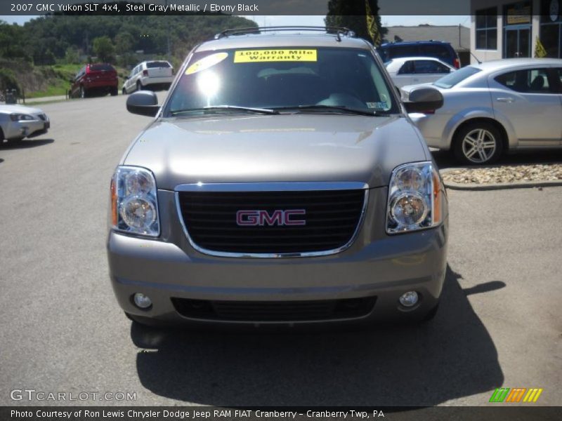 Steel Gray Metallic / Ebony Black 2007 GMC Yukon SLT 4x4