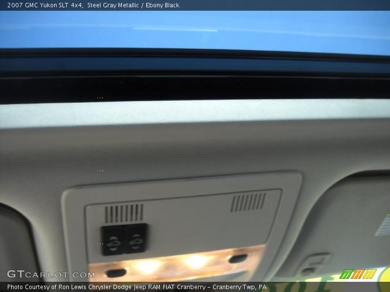 Steel Gray Metallic / Ebony Black 2007 GMC Yukon SLT 4x4