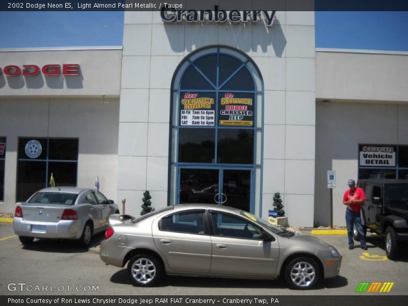 Light Almond Pearl Metallic / Taupe 2002 Dodge Neon ES