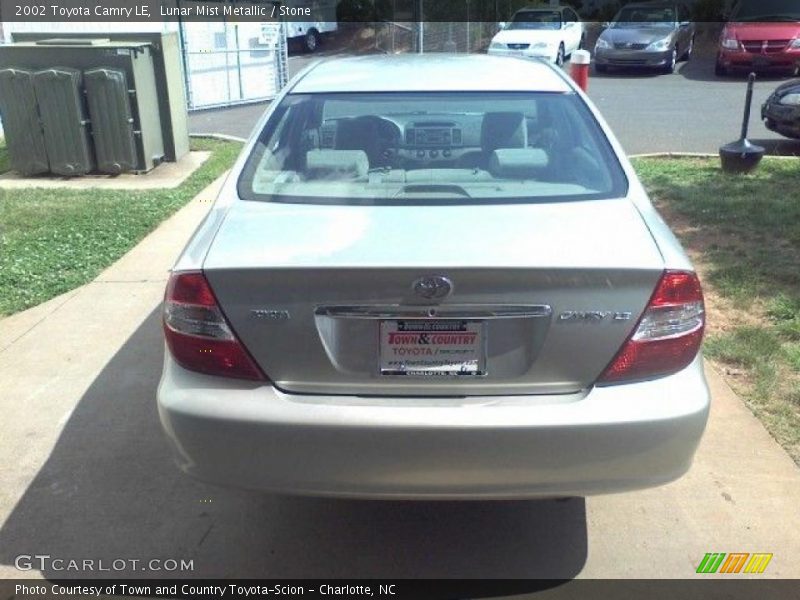Lunar Mist Metallic / Stone 2002 Toyota Camry LE