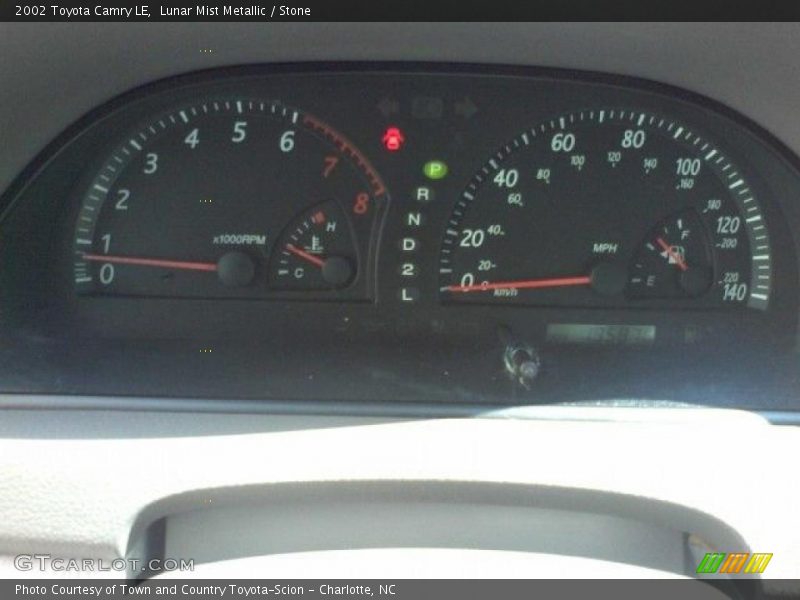 Lunar Mist Metallic / Stone 2002 Toyota Camry LE